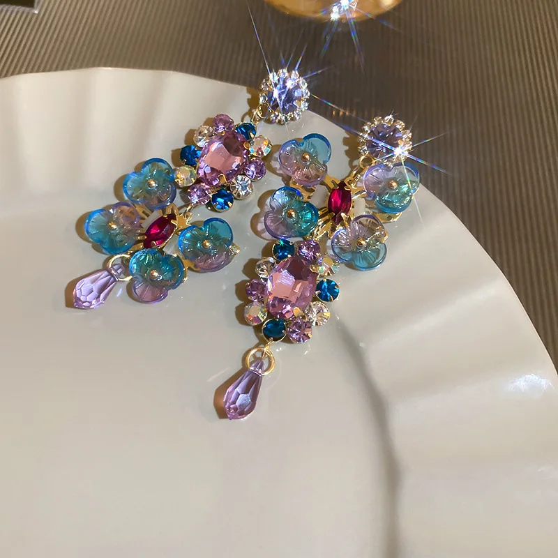 Bohemian Jewelry Colorful Crystal Butterfly Flower AB Earrings For Women Sweet Bijoux Fashion Boucle oreille Femme Brincos
Bohemian Jewelry Colorful Crystal Butterfly Flower AB Earrings For Women Sweet Bijoux Fashion Boucle oreille Femme Brincos