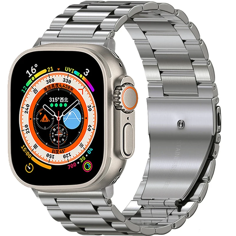 Ремешок из нержавеющей стали для Apple Watch 7 6 5 4 3 2 SE, черный металлический браслет для Iwatch Series, 38 мм 40 мм 44 мм 42 мм
Ремешок из нержавеющей стали для Apple Watch 7 6 5 4 3 2 SE, черный металлический браслет для Iwatch Series, 38 мм 40 мм 44 мм 42 мм