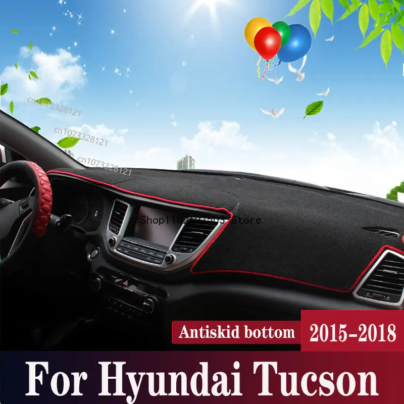 

Противоскользящий коврик для приборной панели автомобиля Hyundai Tucson, 2015, 2016, 2017, 2018, 2019, 2020