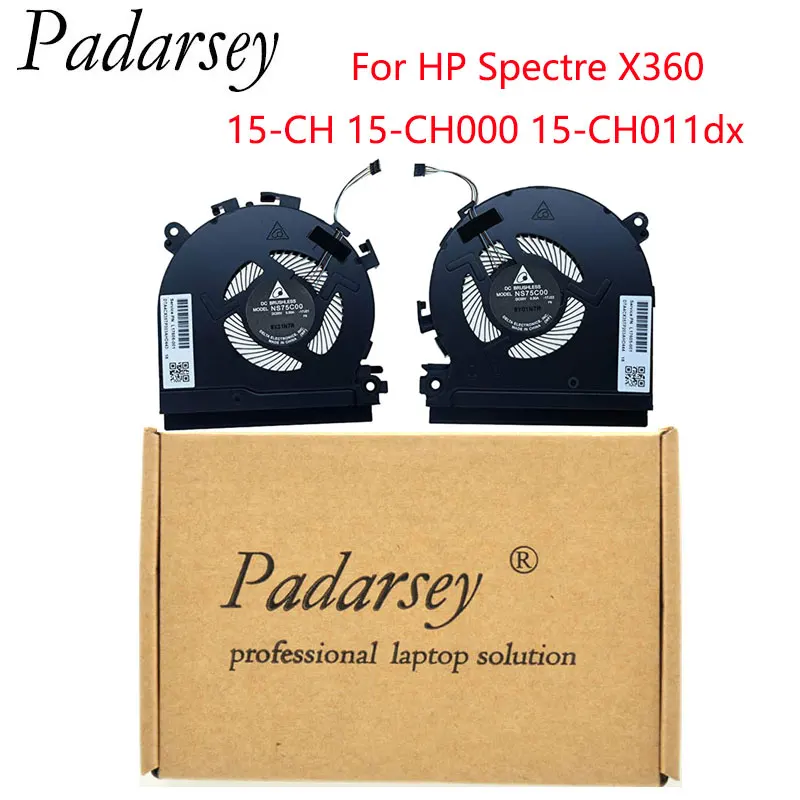 Padarsey Replacement Laptop CPU GPU Coolign Fan for HP Spectre X360 15-CH 15-CH000 15-CH011dx Fan NS75C00-17J22 17J21 Series
Padarsey Replacement Laptop CPU GPU Coolign Fan for HP Spectre X360 15-CH 15-CH000 15-CH011dx Fan NS75C00-17J22 17J21 Series