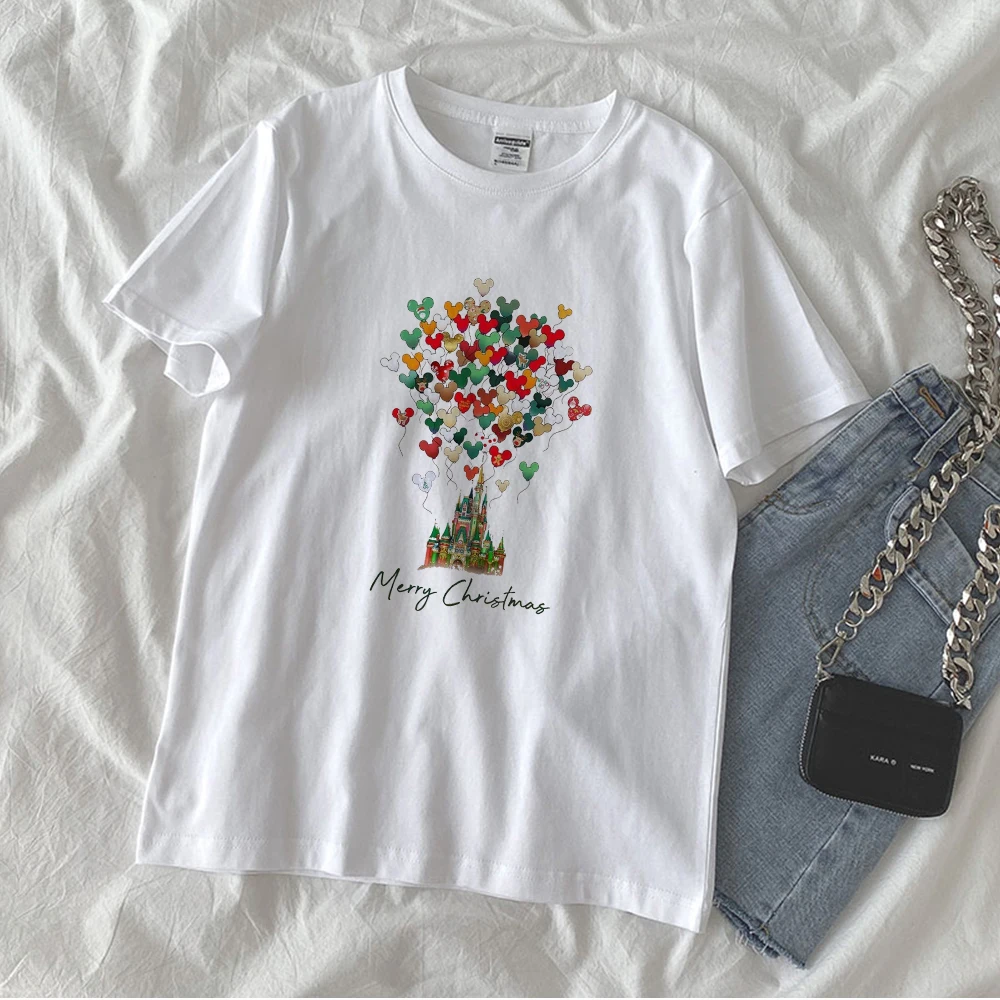 Hot Selling Disney White Women T-Shirts Merry Christmas Exquisite Print Dropship Y2K Style Cartoon Tops Tees Trendy Clothes
Hot Selling Disney White Women T-Shirts Merry Christmas Exquisite Print Dropship Y2K Style Cartoon Tops Tees Trendy Clothes