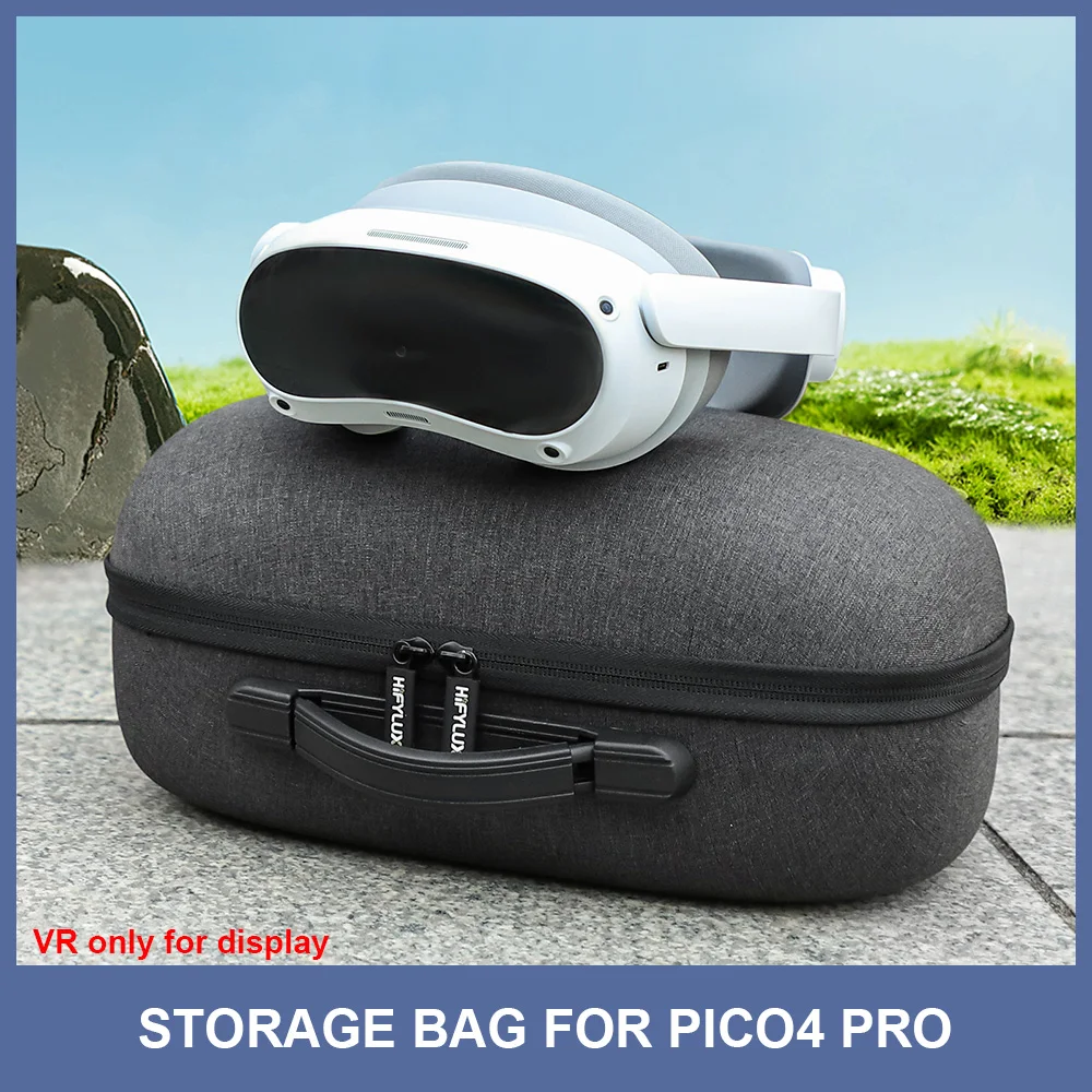 Elite Head Strap Storage Bag For PICO 4 VR Accessories Travel Carrying Case EVA Portable Box Shoulder Diagonal Bag 
Elite Head Strap Storage Bag For PICO 4 VR Accessories Travel Carrying Case EVA Portable Box Shoulder Diagonal Bag