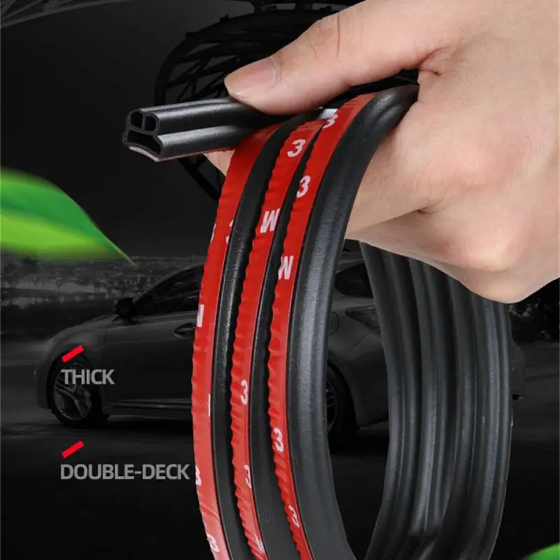 5M Car Door Rubber Seal Strips Sticker B Shape Weather strip Seals Sound Insulation Sealing Interior Stickers Car Accessories
5M Car Door Rubber Seal Strips Sticker B Shape Weather strip Seals Sound Insulation Sealing Interior Stickers Car Accessories