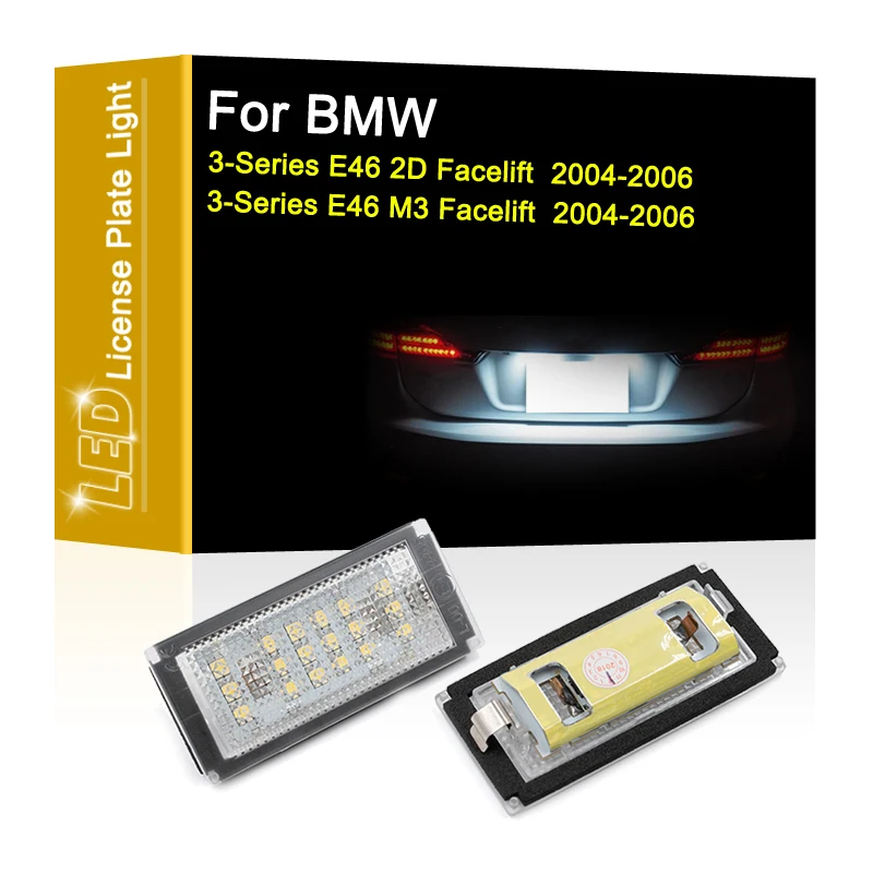 12V LED Number Plate Lamp For BMW 3-Series E46 2D/M3 330 320 325 318 316 2004 2005 2006 White License Plate Light Assembly
12V LED Number Plate Lamp For BMW 3-Series E46 2D/M3 330 320 325 318 316 2004 2005 2006 White License Plate Light Assembly