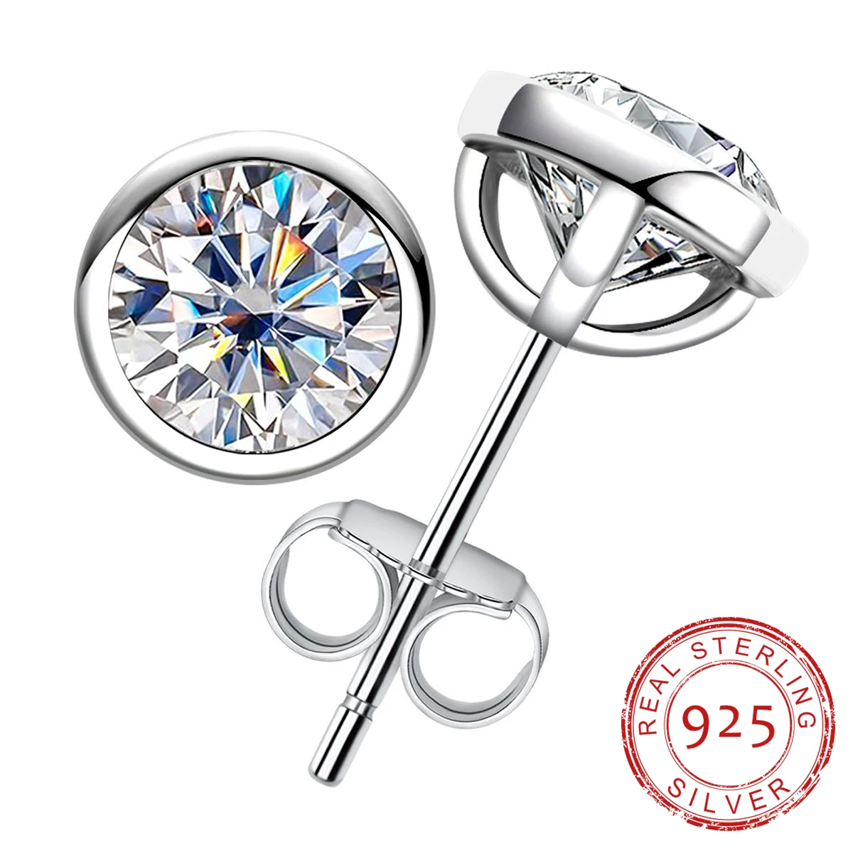 AnuJewel 2cttw D Color Moissanite Diamond Stud Earrings 925 Sterling Silver Earrings For Woman Gifts Wholesale
AnuJewel 2cttw D Color Moissanite Diamond Stud Earrings 925 Sterling Silver Earrings For Woman Gifts Wholesale