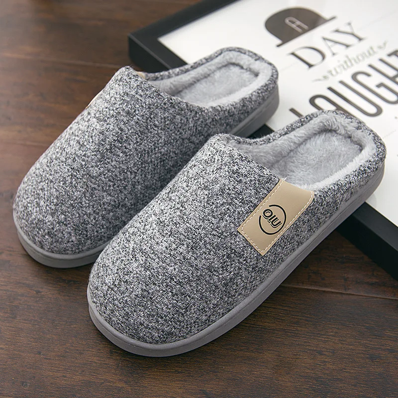 Classic Black Gray Winter House Warm Men Fur Slippers Bedroom Non-slip Couples Flat Cotton Shoes Slip-on Women Furry Slides
Classic Black Gray Winter House Warm Men Fur Slippers Bedroom Non-slip Couples Flat Cotton Shoes Slip-on Women Furry Slides