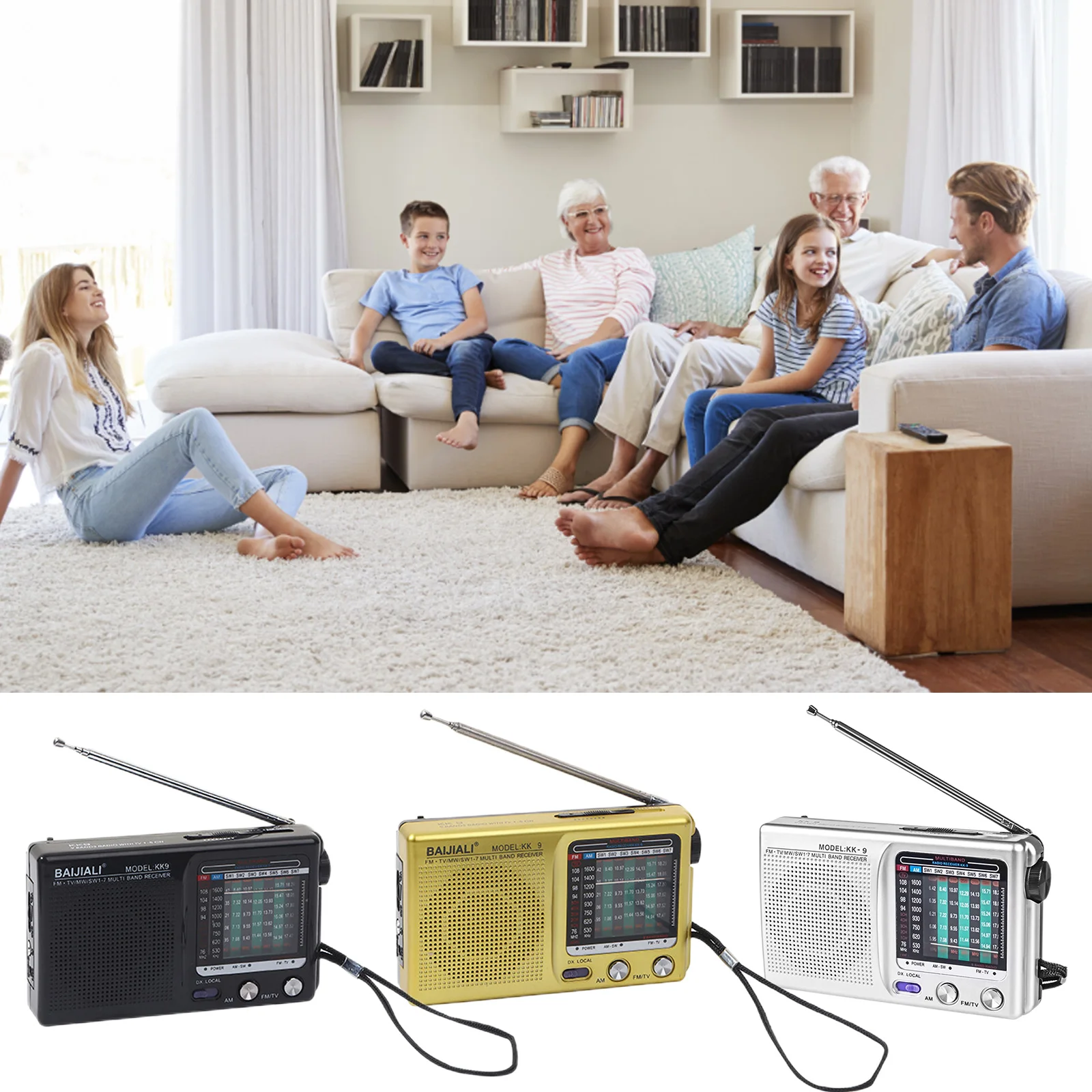 Plastic Emergency Weather Radio Full Band Portable Weather Radio SW AM FM Handheld Mini Radio Battery Powered for Indoor Outdoor
Plastic Emergency Weather Radio Full Band Portable Weather Radio SW AM FM Handheld Mini Radio Battery Powered for Indoor Outdoor