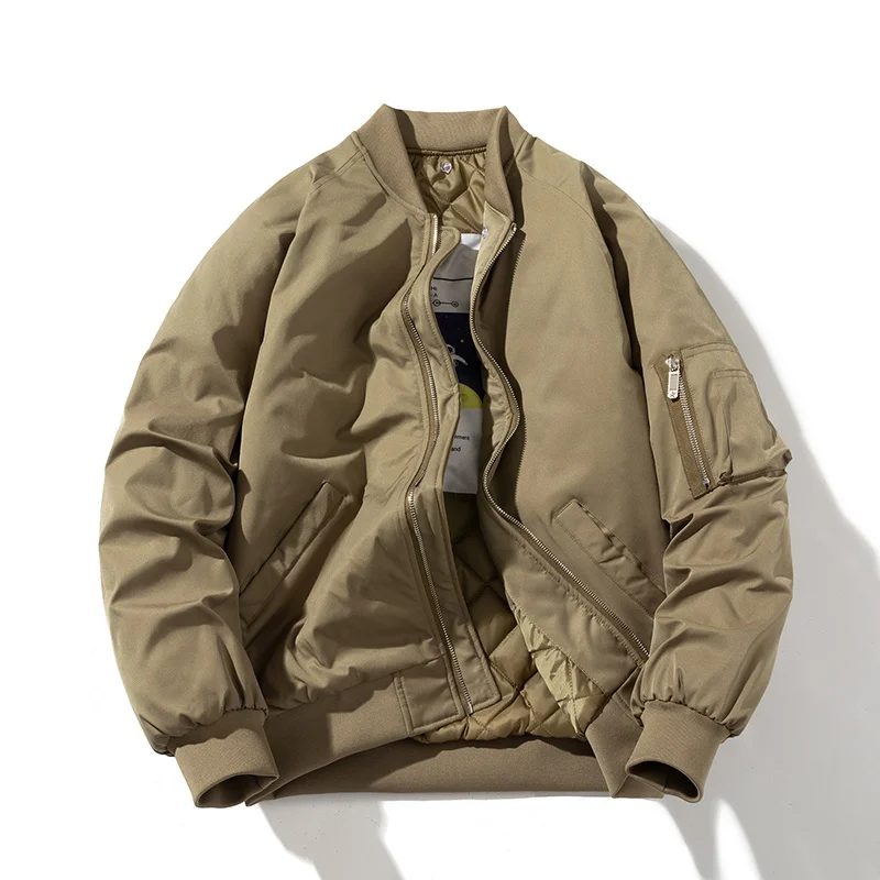 Autumn Winter Pilot Jacket Military Solid Ma1 Bomber Jacket Men Women American Vintage Coat Casual Hooded Windbreaker Pocket
Autumn Winter Pilot Jacket Military Solid Ma1 Bomber Jacket Men Women American Vintage Coat Casual Hooded Windbreaker Pocket