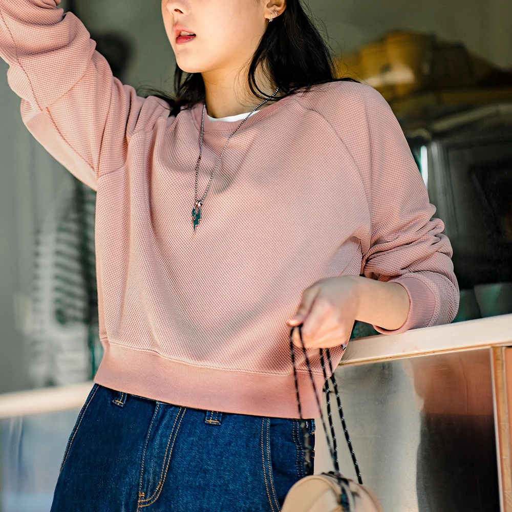 Maden Women's Casual Round Neck Sweatshirt Vintage Long Sleeve Pullover Designer Essential Hoodies Korean Streetwear Short Tops
Maden Women's Casual Round Neck Sweatshirt Vintage Long Sleeve Pullover Designer Essential Hoodies Korean Streetwear Short Tops