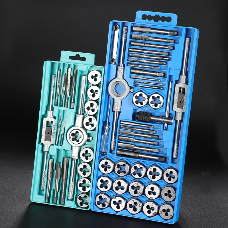 12/20/40Pcs Tap and Die Set Metric M3-M12 Professional Screw Thread Plugs Straight Taper Reamer Threading Hand Repair Tools Set
12/20/40Pcs Tap and Die Set Metric M3-M12 Professional Screw Thread Plugs Straight Taper Reamer Threading Hand Repair Tools Set