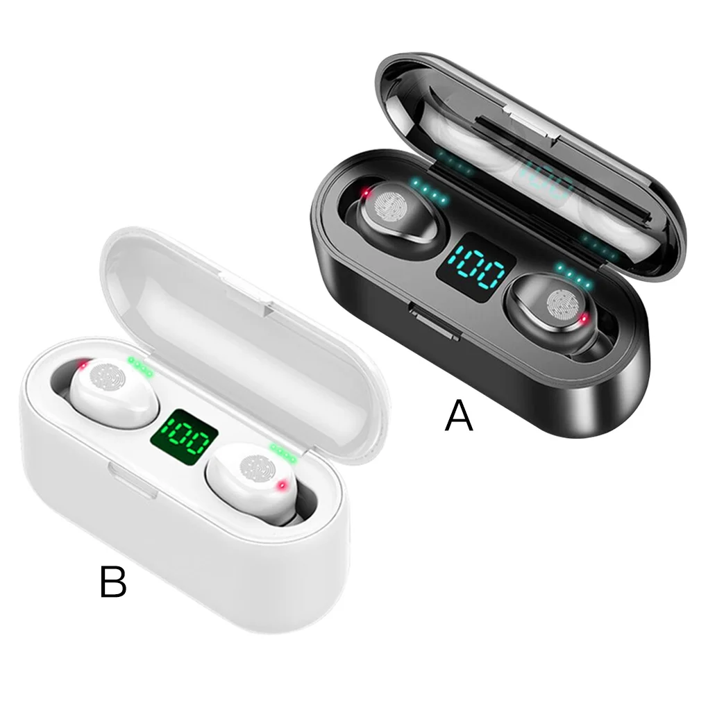 Беспроводные наушники F9-2 TWS Bluetooth 5,0, мини-наушники HIFI с шумоподавлением, стереогарнитура с сенсорным управлением, наушники со светодиодным ...
Беспроводные наушники F9-2 TWS Bluetooth 5,0, мини-наушники HIFI с шумоподавлением, стереогарнитура с сенсорным управлением, наушники со светодиодным ...