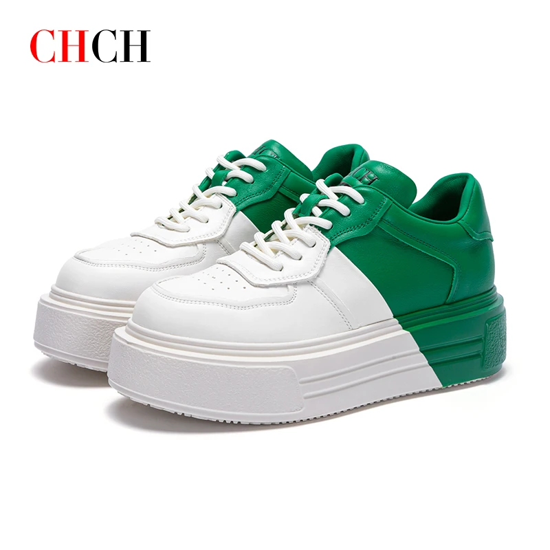 Chch Spring Two Color Women's Flat Casual Shoes Low Heel Wear Resistant Round Toe Board Natural Leather Sneakers Comfortable
Chch Spring Two Color Women's Flat Casual Shoes Low Heel Wear Resistant Round Toe Board Natural Leather Sneakers Comfortable