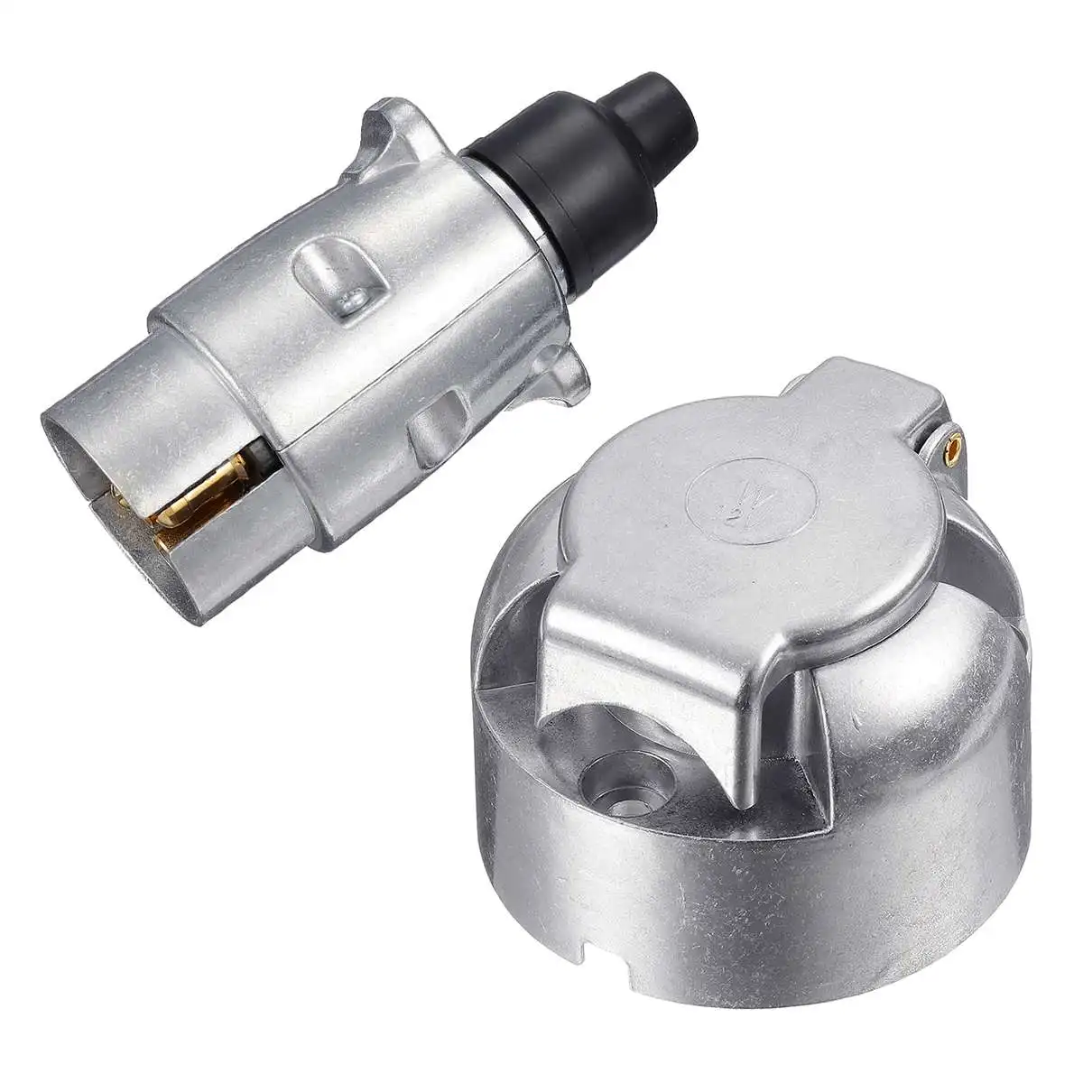 2 In 1 Metal Trailer Connector Car Electric Accessories 7 Pin Round Shape Plug Adapter Converter Kits Towing Supply Power Tool
2 In 1 Metal Trailer Connector Car Electric Accessories 7 Pin Round Shape Plug Adapter Converter Kits Towing Supply Power Tool