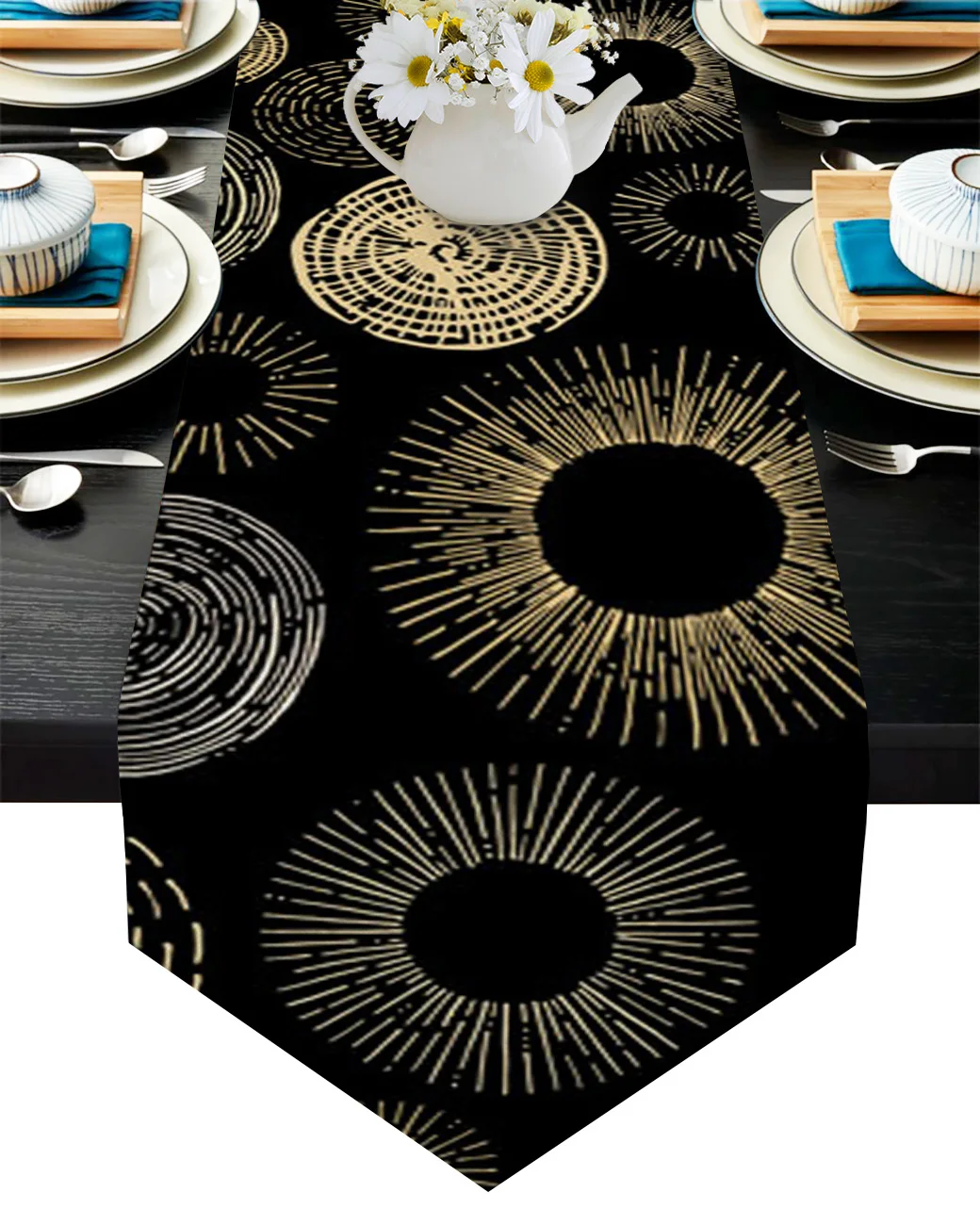 Lines Circles Texture Coffee Table Decor Tablecloth Wedding Decoration Dinning Table Decoration Table Runner
Lines Circles Texture Coffee Table Decor Tablecloth Wedding Decoration Dinning Table Decoration Table Runner