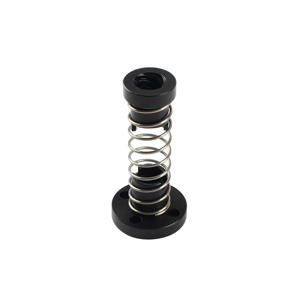 

3D Printer Parts T8 POM Anti Backlash Nuts For Lead 8mm Acme Threaded Rod Eliminate the gap Spring DIY CNC Accessories