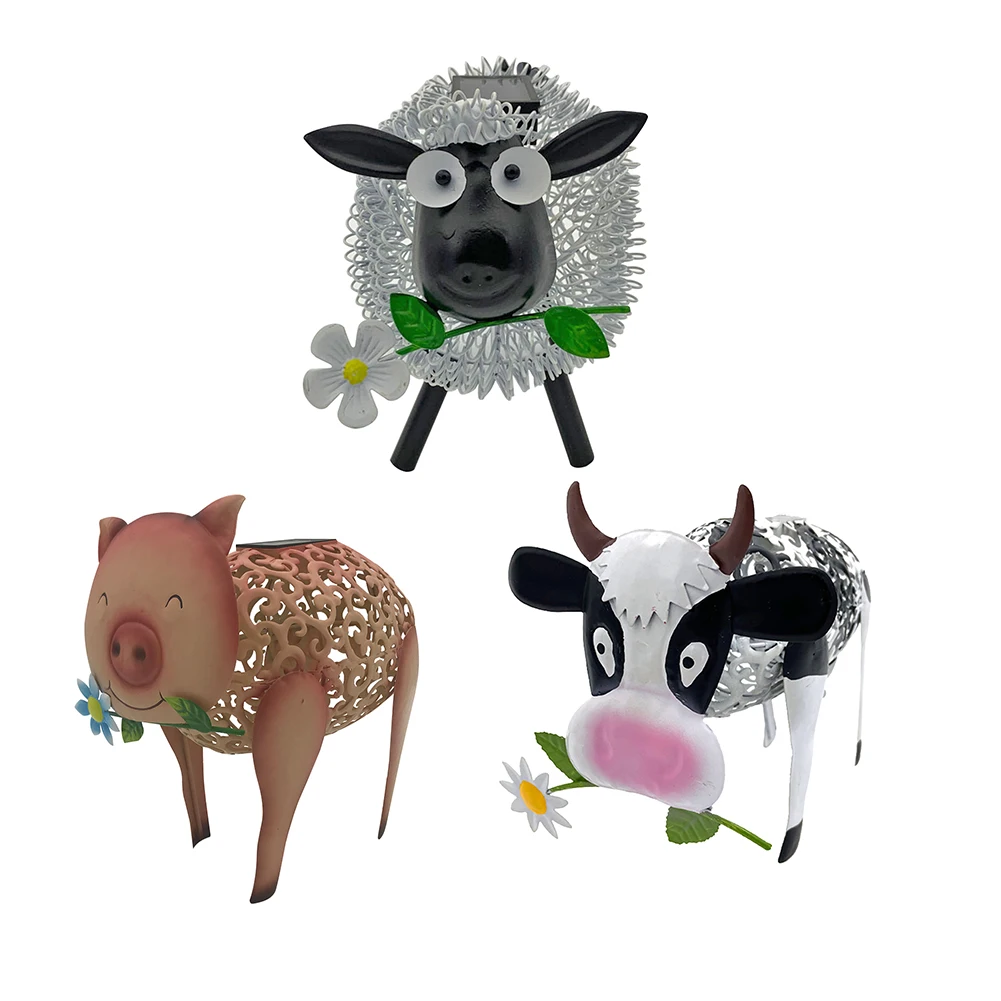Solar Garden Lights Sheep Ornament Animal Flower Outdoor Gardens Backyards Path Lawn Decorative Light
Solar Garden Lights Sheep Ornament Animal Flower Outdoor Gardens Backyards Path Lawn Decorative Light
