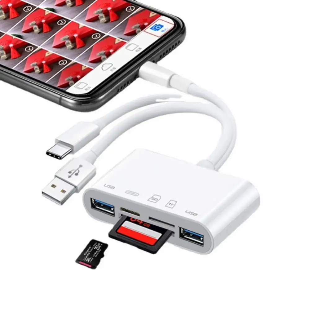 Usb Multiport Hub Usb-c Hub Portable Type-c Docking Station Multi-function With Sd / Tf Card Reader Cell Phone Converter
Usb Multiport Hub Usb-c Hub Portable Type-c Docking Station Multi-function With Sd / Tf Card Reader Cell Phone Converter