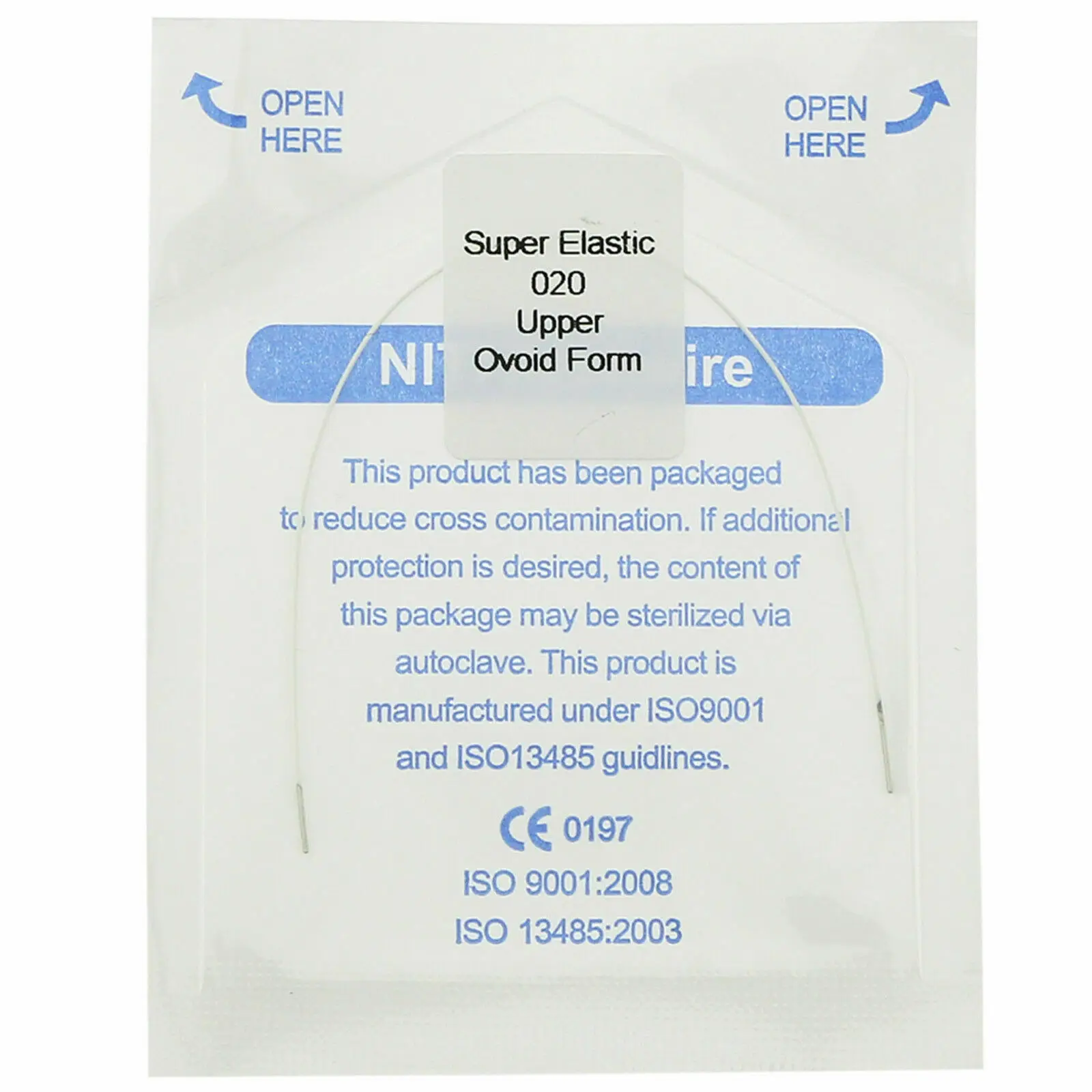 10~100pack 020 Dental Orthodontic Niti White Color Arch Wire Ceramic Brackets Archwires UL
10~100pack 020 Dental Orthodontic Niti White Color Arch Wire Ceramic Brackets Archwires UL