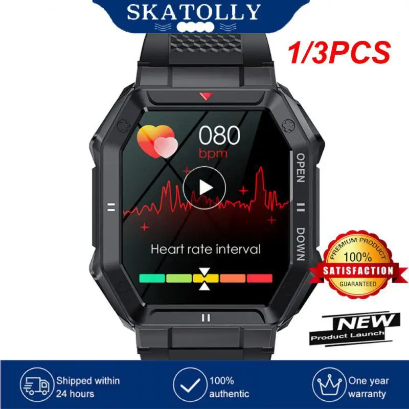 

1/3PCS CanMixs 2023 NEW Smart Watch Men K55 Smartwatch For Men Health Monitor Waterproof Watch For Android IOS Custom