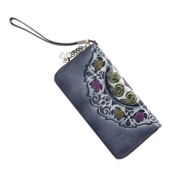 Retro Wallet 2022 New Genuine Leather Wallets For Women Handmade Embossed Purse China Style Card Holder Female Carteiras 
Retro Wallet 2022 New Genuine Leather Wallets For Women Handmade Embossed Purse China Style Card Holder Female Carteiras