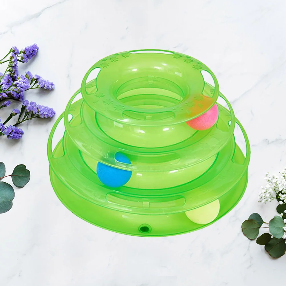 Cat Toy Interactive Toys Track Amusement Plate Fun Tower Tracks Pet Indoor Level Round Training Levels Three Cats Play Funny
Cat Toy Interactive Toys Track Amusement Plate Fun Tower Tracks Pet Indoor Level Round Training Levels Three Cats Play Funny