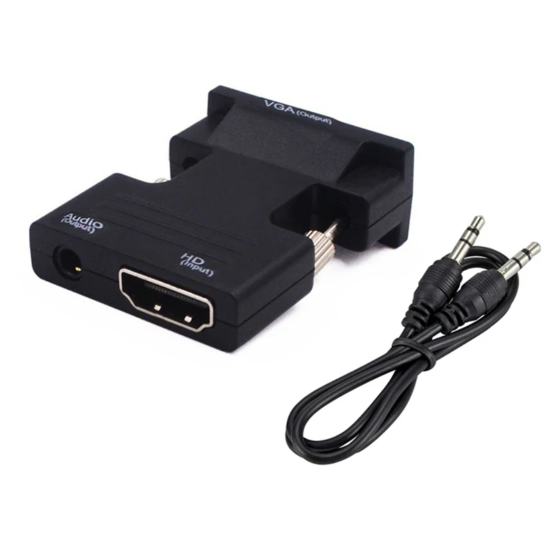 Адаптер 1080P 720P 480P HDMI-совместимый с VGA, кабель преобразователя цифрового аналогового в аудио видео для HD ТВ, ПК, ноутбука, ТВ-приставки, проекто...
Адаптер 1080P 720P 480P HDMI-совместимый с VGA, кабель преобразователя цифрового аналогового в аудио видео для HD ТВ, ПК, ноутбука, ТВ-приставки, проекто...