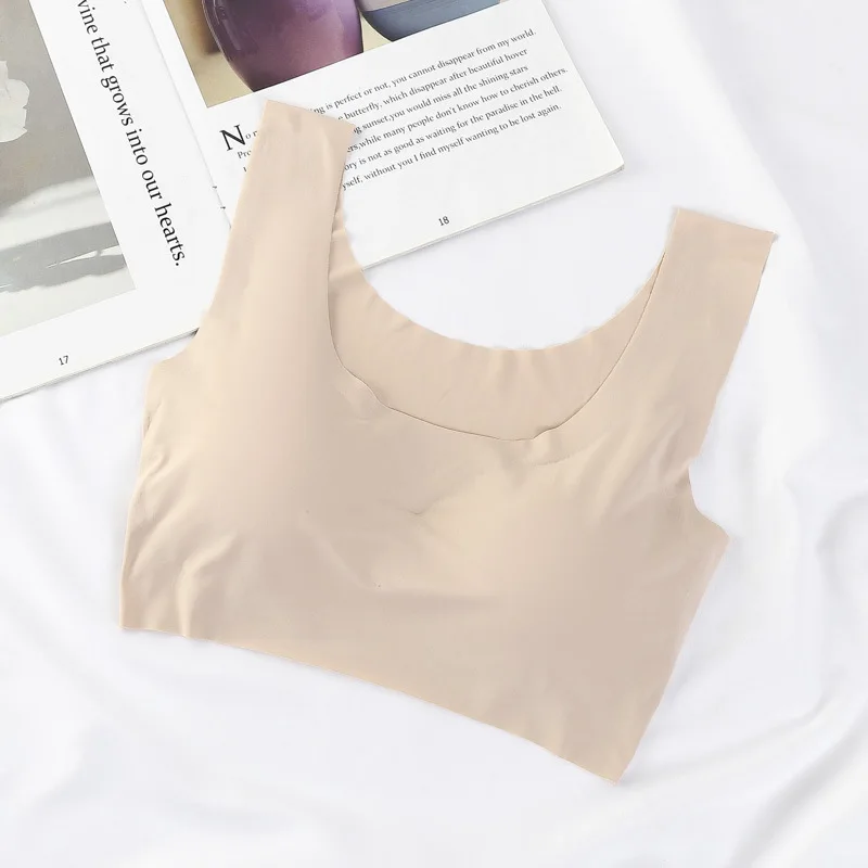 Japanese Women's Bra Seamless Wireless Ice Silk Gathered Running Vest Yoga Sports Underwear Bras for Women Underwear Lingerie
Japanese Women's Bra Seamless Wireless Ice Silk Gathered Running Vest Yoga Sports Underwear Bras for Women Underwear Lingerie