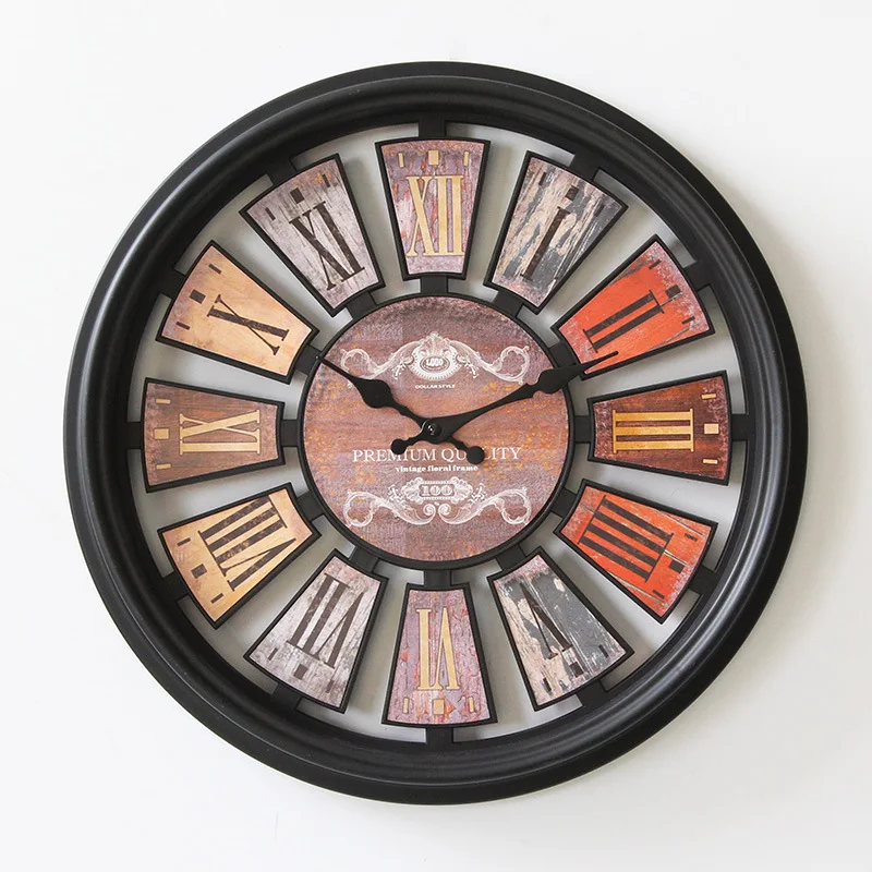 16-inch American wall clock retro fashion digital wall clock European mute clock round hollow glass wall watch
16-inch American wall clock retro fashion digital wall clock European mute clock round hollow glass wall watch