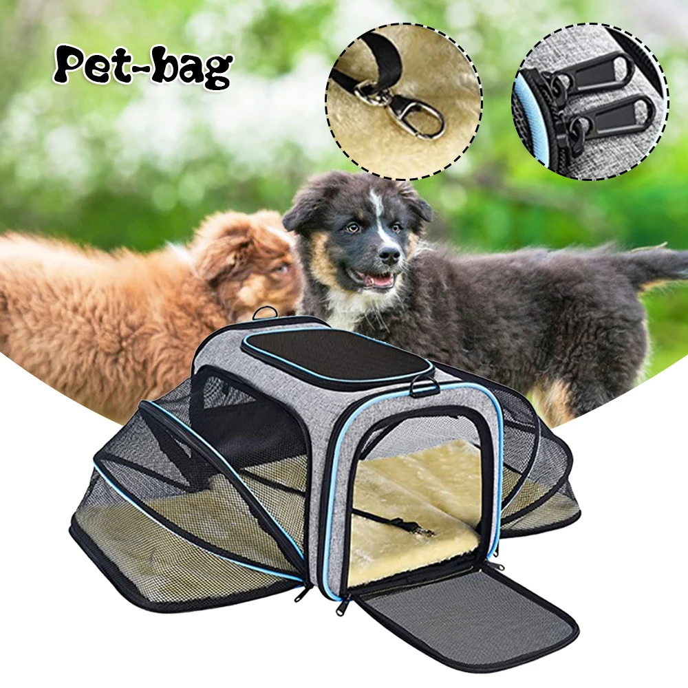 4 Sides Expandable Pet Carrier Portable Breathable Dog Cat Crossbody Bag Reusable Pet Travel Bag Dogs Carrier Bag pjop
4 Sides Expandable Pet Carrier Portable Breathable Dog Cat Crossbody Bag Reusable Pet Travel Bag Dogs Carrier Bag pjop