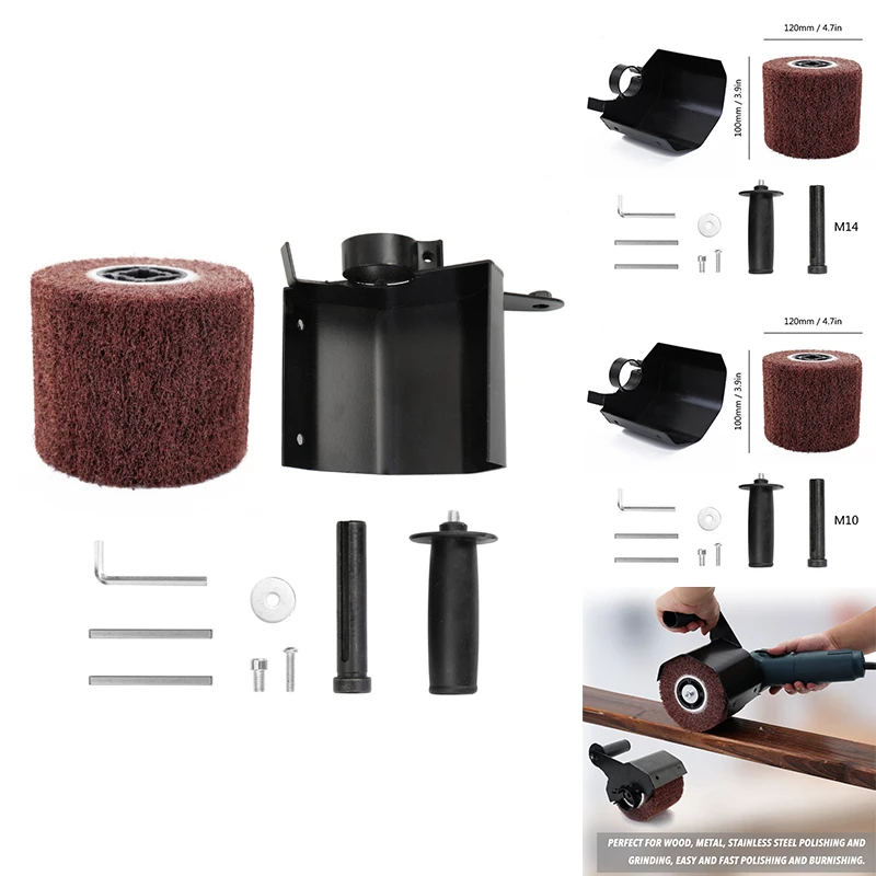 Sanding Belt Adapter Attachment Converting Electric Angle Grinder to Belt Sander Working Polishing Machine
Sanding Belt Adapter Attachment Converting Electric Angle Grinder to Belt Sander Working Polishing Machine