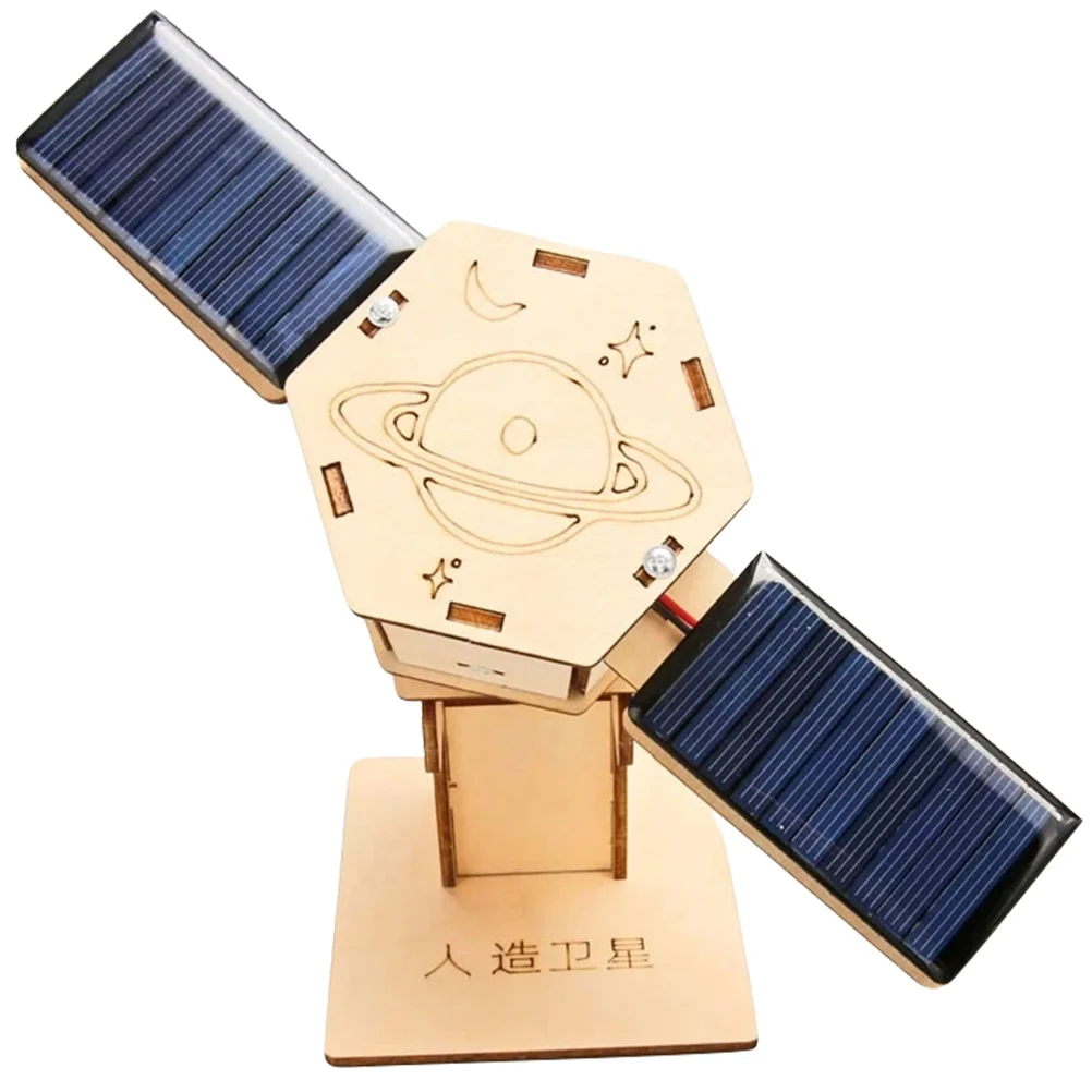 

Solar Satellite Stem Kits Science Electric Assemble Toy Kids Age 8-12 Copper Educational Toys Child