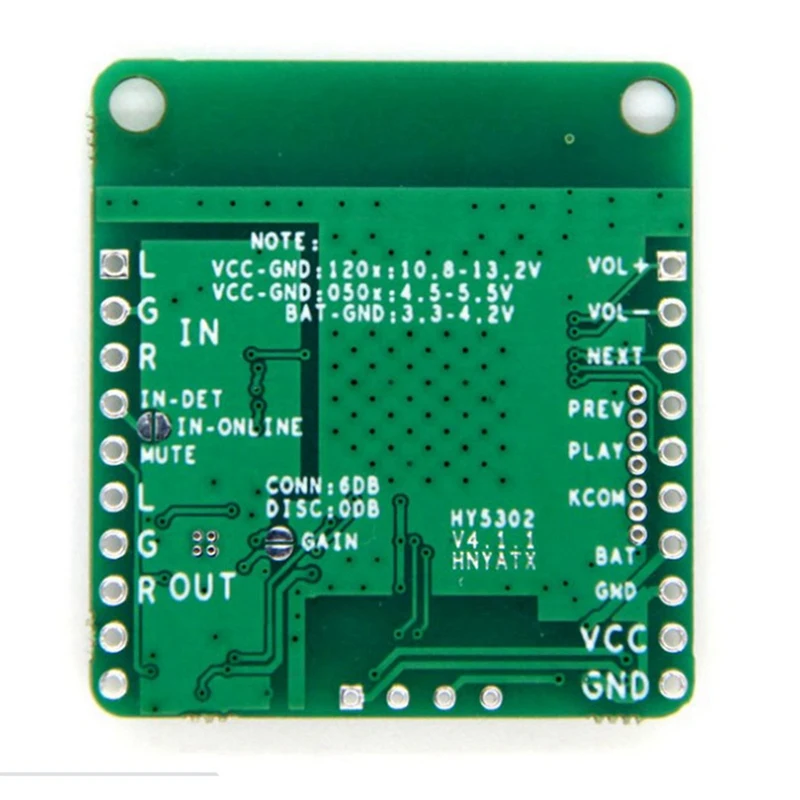 4X QCC3031 APTXHD Audio AUX Lossless Music Hifi Bluetooth 5.0 Receiving Board TPA6132A2 3.3-4.2V
4X QCC3031 APTXHD Audio AUX Lossless Music Hifi Bluetooth 5.0 Receiving Board TPA6132A2 3.3-4.2V