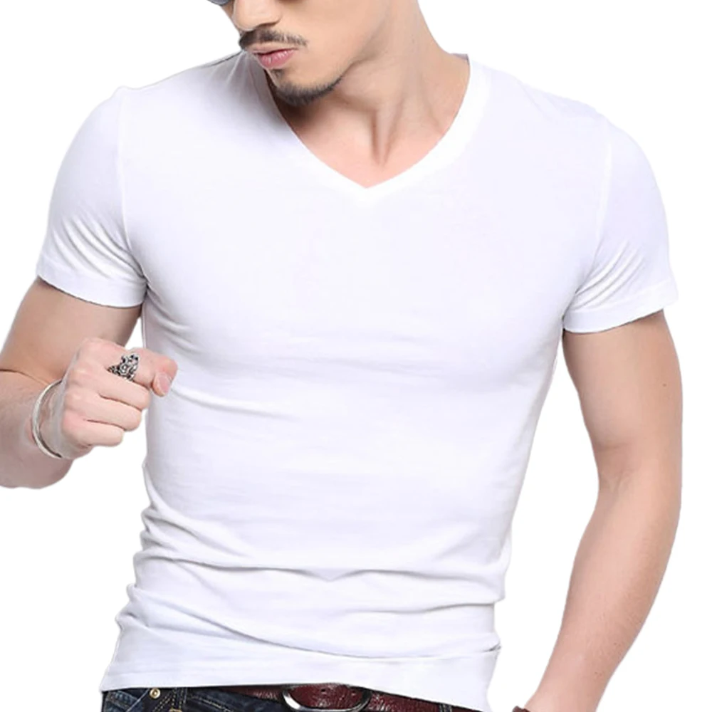 2023 New Top Tees Man T-Shirt Fitness T-shirts Mens V-Neck Man T-shirt For Male T-shirts Summer Casual Gym Solid Color Tops
2023 New Top Tees Man T-Shirt Fitness T-shirts Mens V-Neck Man T-shirt For Male T-shirts Summer Casual Gym Solid Color Tops