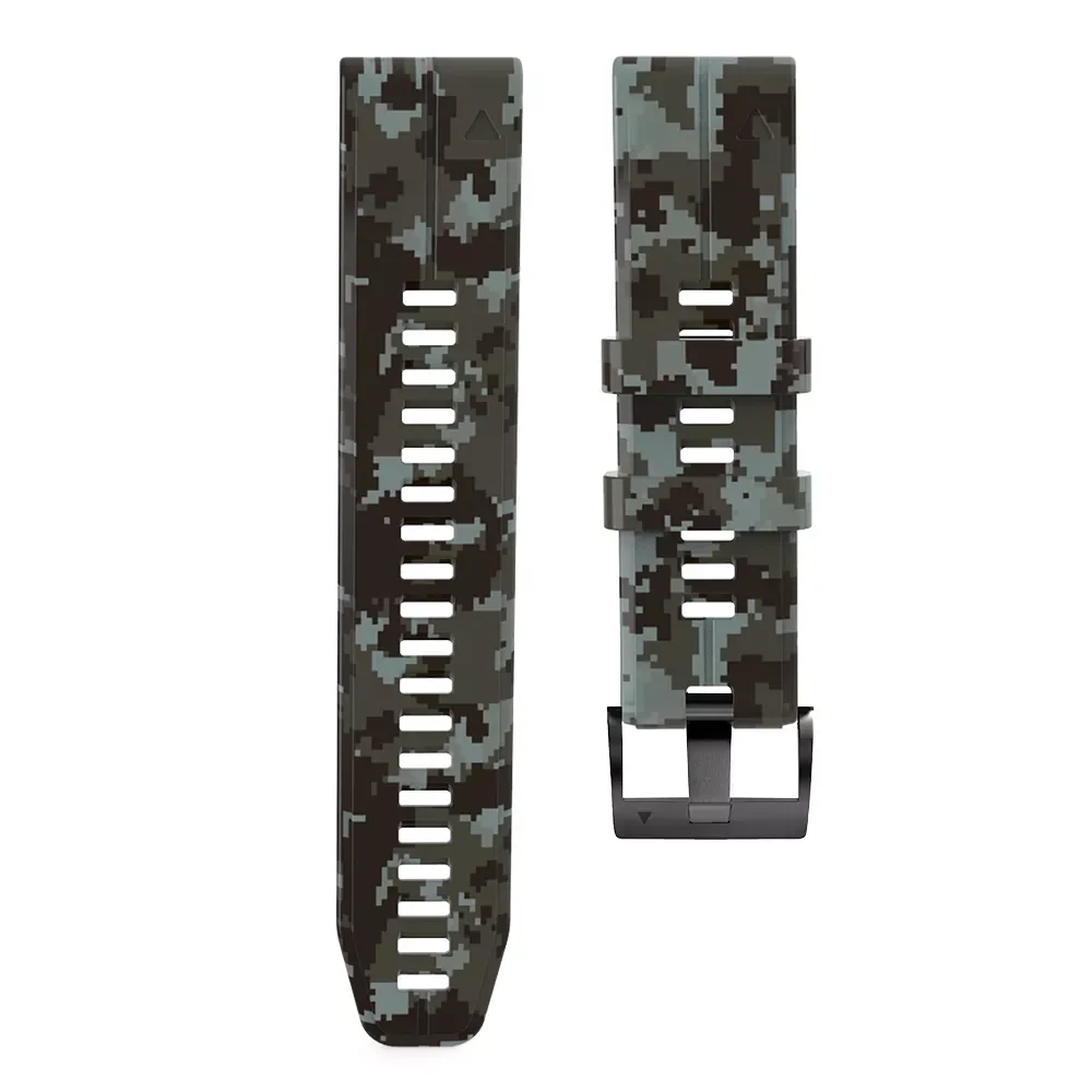 26mm Quickfit Camouflage Silicone Watchband Strap For Garmin Fenix 7 7X 5 5XPlus 6 6X Pro 3HR 935 Smartwatch EasyFit Bracelet
26mm Quickfit Camouflage Silicone Watchband Strap For Garmin Fenix 7 7X 5 5XPlus 6 6X Pro 3HR 935 Smartwatch EasyFit Bracelet