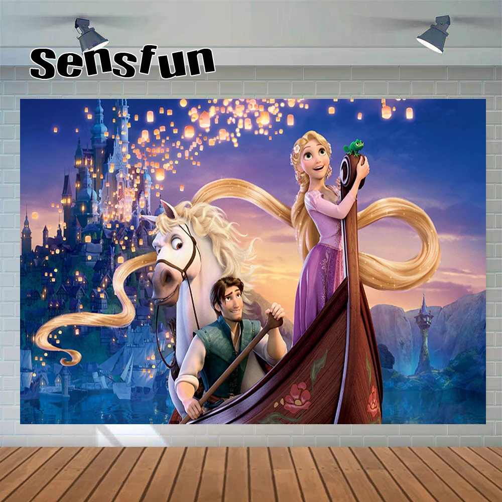 Tangled Rapunzel Princess Boat Horse Sparkles Castle Palace Backdrop Girls Birthday Party Backgrounds
Tangled Rapunzel Princess Boat Horse Sparkles Castle Palace Backdrop Girls Birthday Party Backgrounds