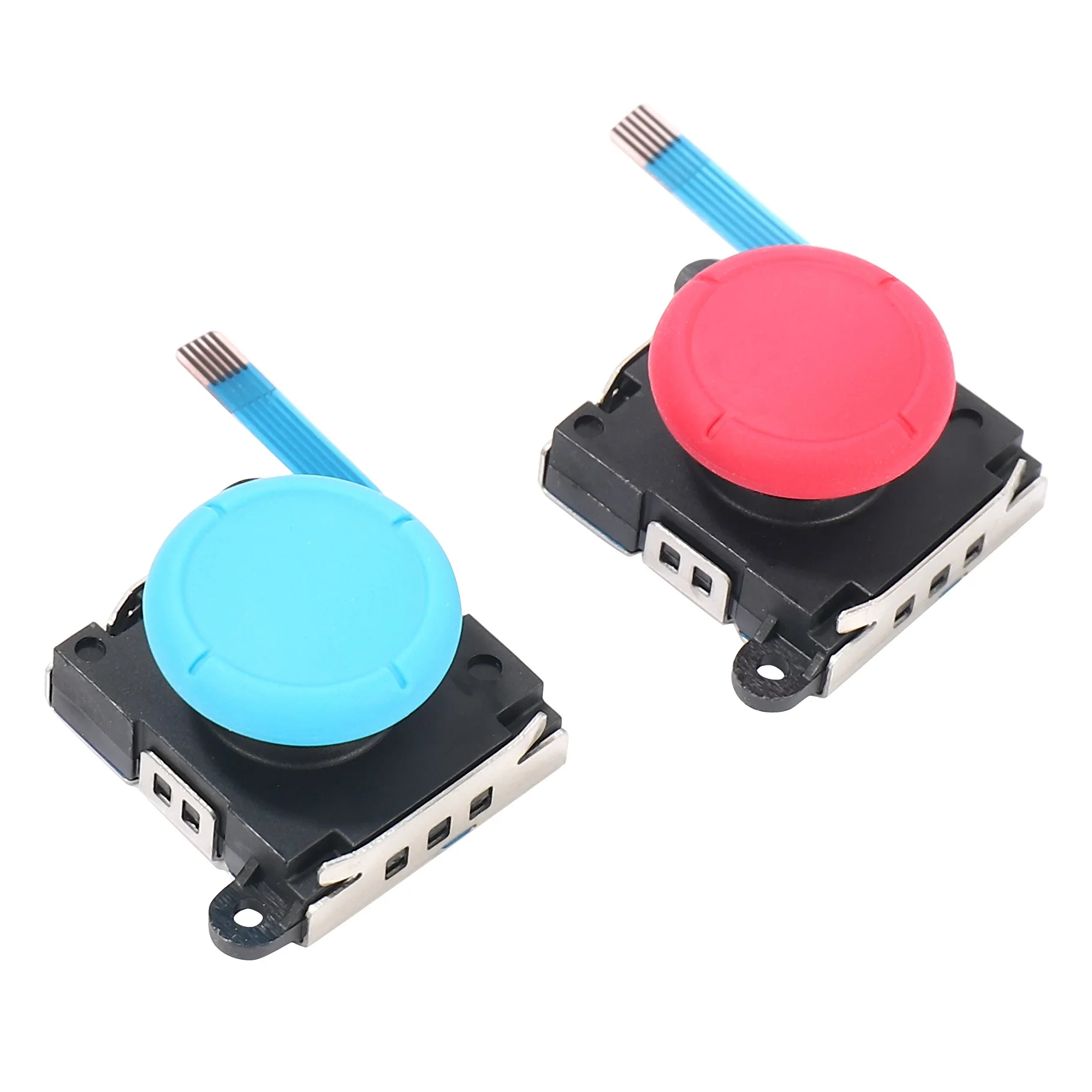 

Запасной аналоговый 3D-Джойстик для аналогового джойстика влево/вправо для/контроллера Switch Lite и консоли-2 шт. (красный + синий)