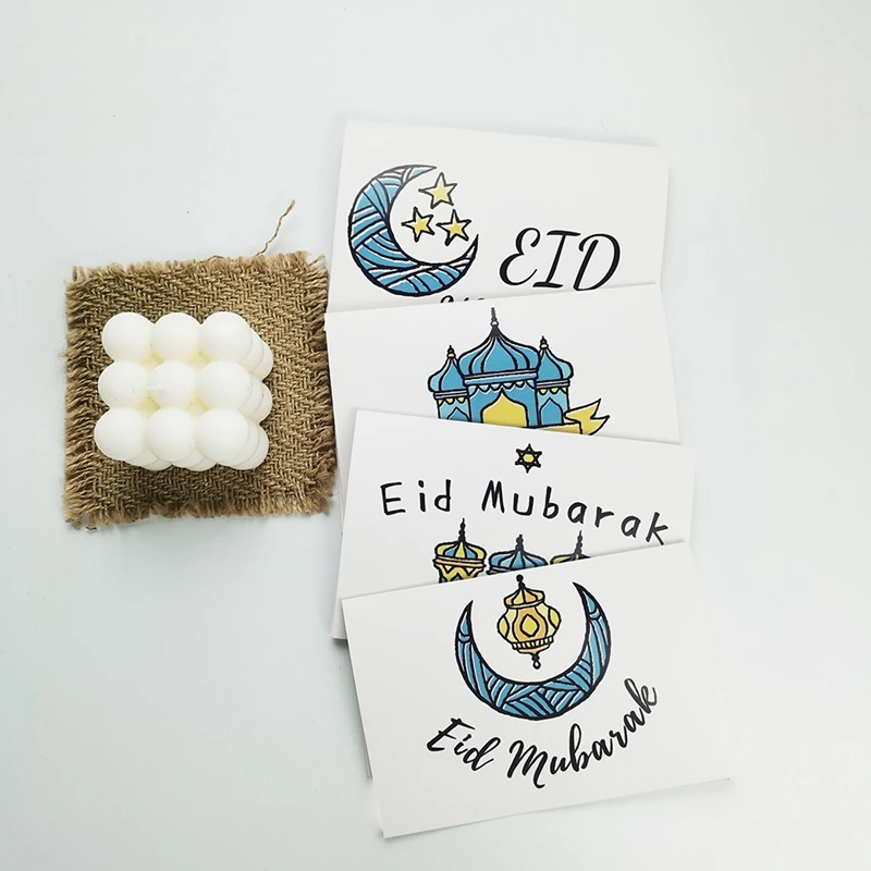 6pcs Eid Mubarak Invitation Cards Ramadan Party Decorations Folding Greeting Card Happy Eid Islamic Muslim al-Fitr Greeting Card
6pcs Eid Mubarak Invitation Cards Ramadan Party Decorations Folding Greeting Card Happy Eid Islamic Muslim al-Fitr Greeting Card