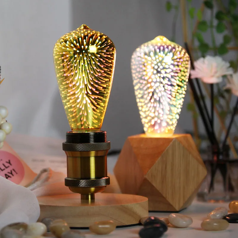 ST64 3D Firework Bulb Christmas Lights Christmas Tree Decoration A60 String Light Wedding Decor Led Patio Decoration Yard
ST64 3D Firework Bulb Christmas Lights Christmas Tree Decoration A60 String Light Wedding Decor Led Patio Decoration Yard