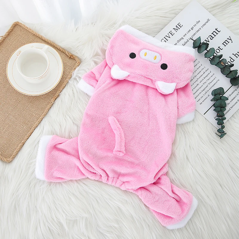 Pink piggy pet clothes winter warm anti-drop sweater four-legged clothes Teddy pet dog small puppy clothes thickened and warm
Pink piggy pet clothes winter warm anti-drop sweater four-legged clothes Teddy pet dog small puppy clothes thickened and warm