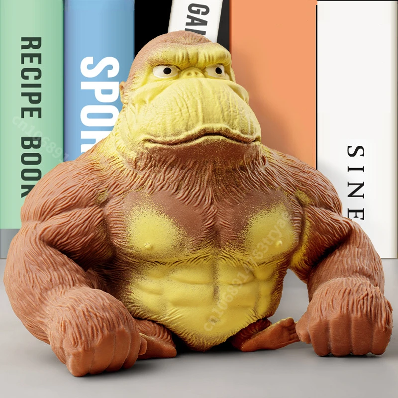 Simulation Gorilla Sculpture Figure Monkey Stress Toy Twisting Pulling Bending Anti-Anxiety Kids Gift Pinch Relieve Stress Toys
Simulation Gorilla Sculpture Figure Monkey Stress Toy Twisting Pulling Bending Anti-Anxiety Kids Gift Pinch Relieve Stress Toys
