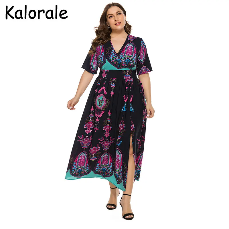 Plus Size Dresses Bohemia Summer 2022 Women Floral Short Sleeve Beach Sundress 4XL 5XL Ladies Sexy V Neck Maxi Long Dress
Plus Size Dresses Bohemia Summer 2022 Women Floral Short Sleeve Beach Sundress 4XL 5XL Ladies Sexy V Neck Maxi Long Dress