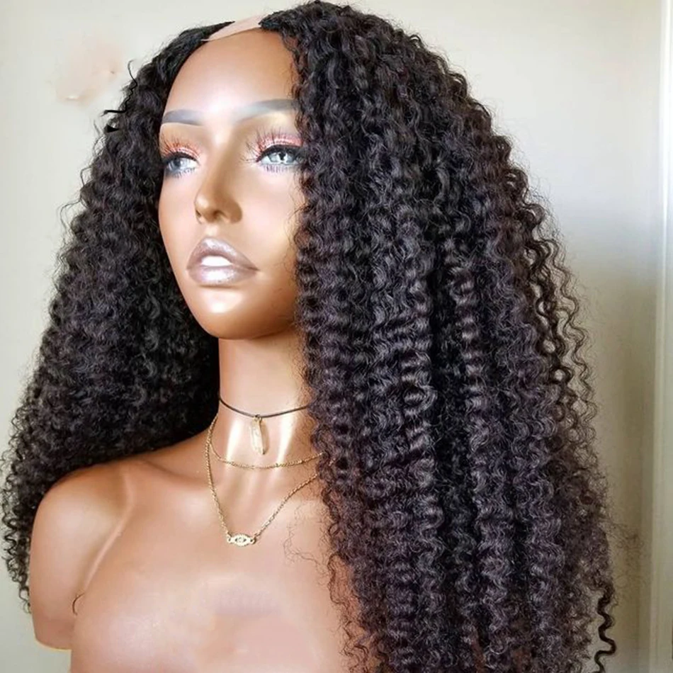Kinky Curly 24 inch Long 180Density U Part Wig European Remy Human Hair Wigs Jewish Natural Black Color Soft Wig For Black Women
Kinky Curly 24 inch Long 180Density U Part Wig European Remy Human Hair Wigs Jewish Natural Black Color Soft Wig For Black Women