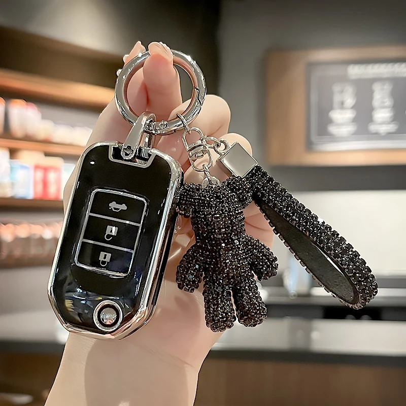 TPU Flip Car Remote Key Case Cover Fob For Honda Accord Fit Lucky Vezel City Civic CR-V HR-V Jade Jazz BRV BR-V Crider Keychain
TPU Flip Car Remote Key Case Cover Fob For Honda Accord Fit Lucky Vezel City Civic CR-V HR-V Jade Jazz BRV BR-V Crider Keychain