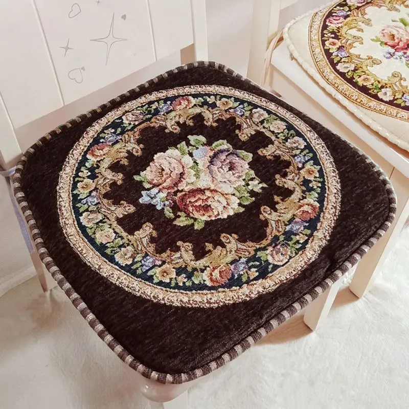 Классический жаккардовый коврик для стула, хлопок
Классический жаккардовый коврик для стула, хлопок