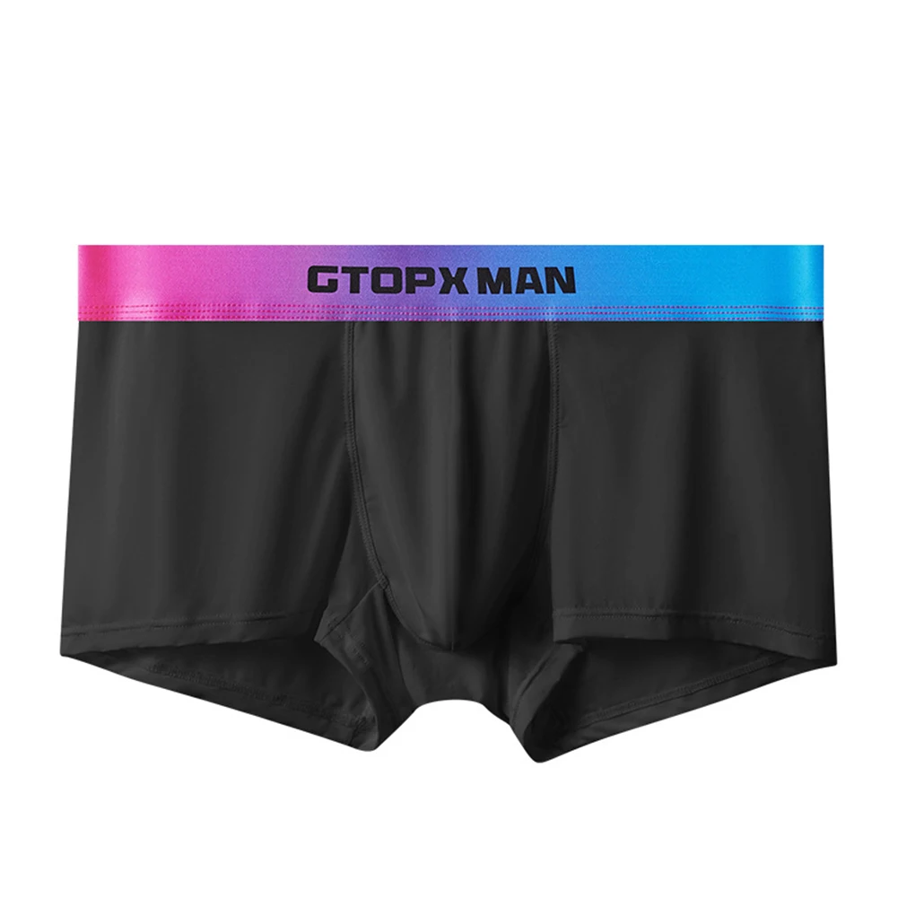 Summer Ice Silk Breathable Boxer Shorts Men U Pouch Panties Underwear Briefs Ultra Thin Soft Comfortable Trunks Underpants
Summer Ice Silk Breathable Boxer Shorts Men U Pouch Panties Underwear Briefs Ultra Thin Soft Comfortable Trunks Underpants
