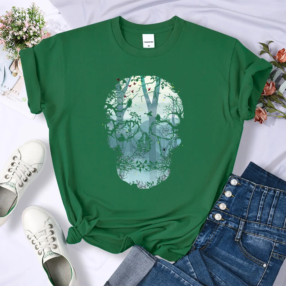 The World In The Skull Butterfly Bird Spider Web Print Tees Summer Fashion T-Shirt All-Match T Shirts Hip Hop Casual Women Tops 
The World In The Skull Butterfly Bird Spider Web Print Tees Summer Fashion T-Shirt All-Match T Shirts Hip Hop Casual Women Tops