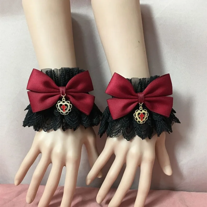 2024 New Lolita Lace Hand Sleeves Japanese Girl Bow Cross Lace Hand Sleeves Sweet Wrist Jewelry Fun Costume Festival Accessories
2024 New Lolita Lace Hand Sleeves Japanese Girl Bow Cross Lace Hand Sleeves Sweet Wrist Jewelry Fun Costume Festival Accessories