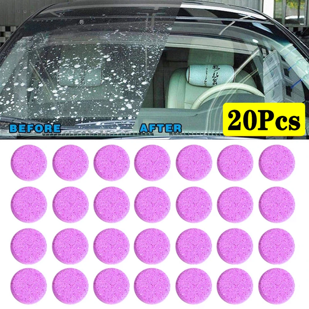 20pcs Car Windshield Cleaner Effervescent Tablets Solid Washer Agent Universal Automobile Glass Water Dust Soot Remover
20pcs Car Windshield Cleaner Effervescent Tablets Solid Washer Agent Universal Automobile Glass Water Dust Soot Remover