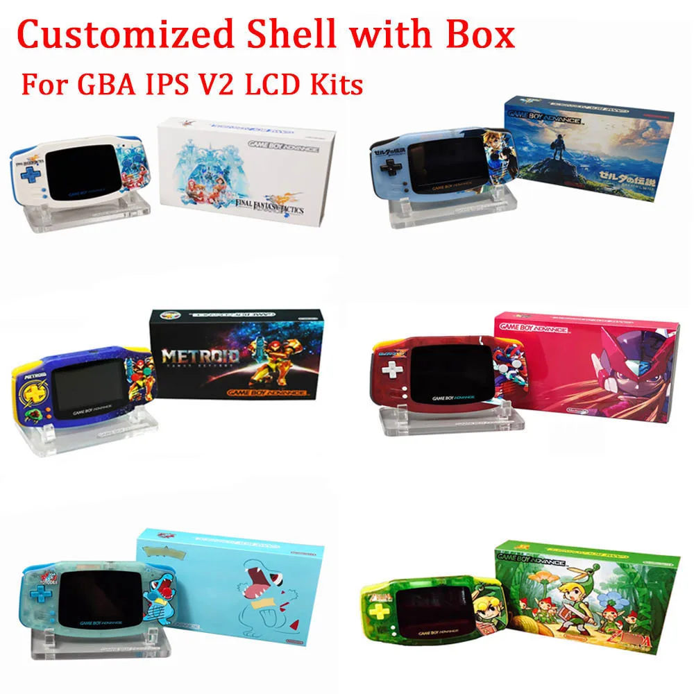 New Customized Houing Shell with Theme Box Sets for GBA 2019 IPS V2 LCD Screen Kits ,17 Colors Gift Box Collector's Edition
New Customized Houing Shell with Theme Box Sets for GBA 2019 IPS V2 LCD Screen Kits ,17 Colors Gift Box Collector's Edition