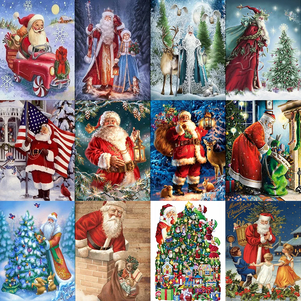 DIY Oil Painting by Numbers Santa Drawing Picture Living Room Bedroom Home Room Hanging Pendant Decoration Kit
DIY Oil Painting by Numbers Santa Drawing Picture Living Room Bedroom Home Room Hanging Pendant Decoration Kit